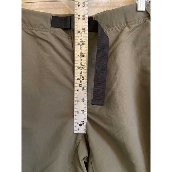 The North Face Mens 32 Green Nylon Paramount Trail Chino Shorts Adjustable Waist - Picture 11 of 15